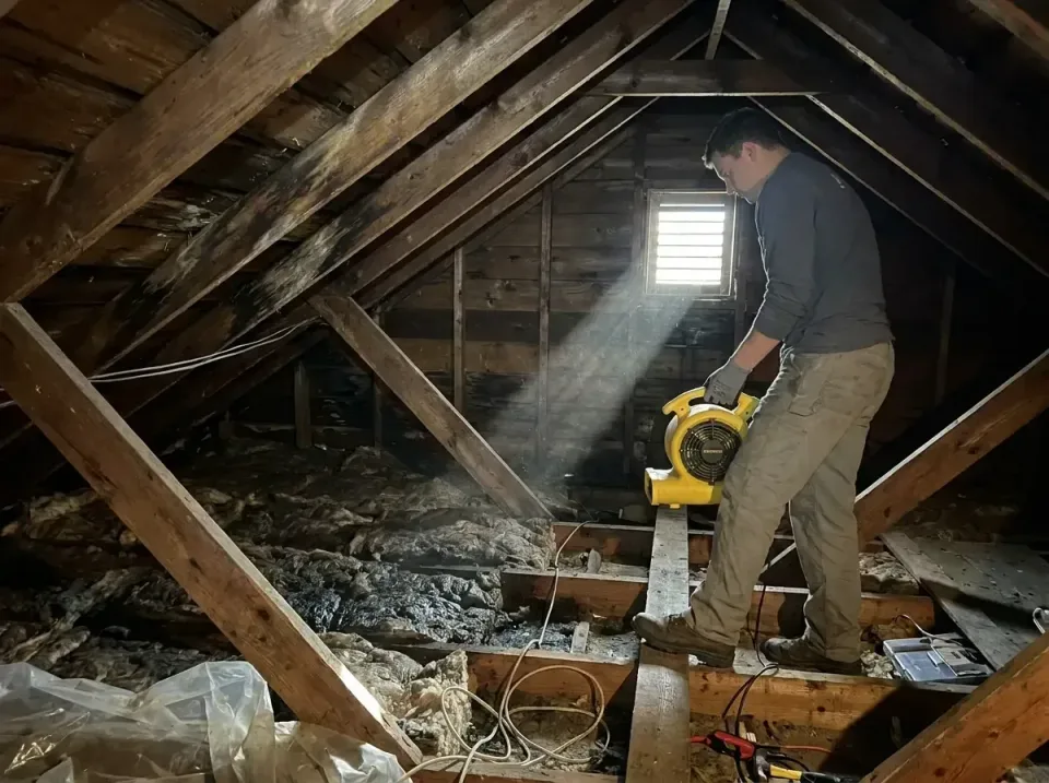 attic-water-damage-drying-proc-007 — frequently asked questions, Emergency Water Extraction & 24/7 Flood Response in Paulina…